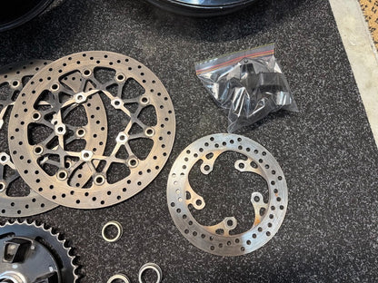 Complete Wheel Package Suzuki GSXR 1000 2007-2008 OEM 54111-41G10-019