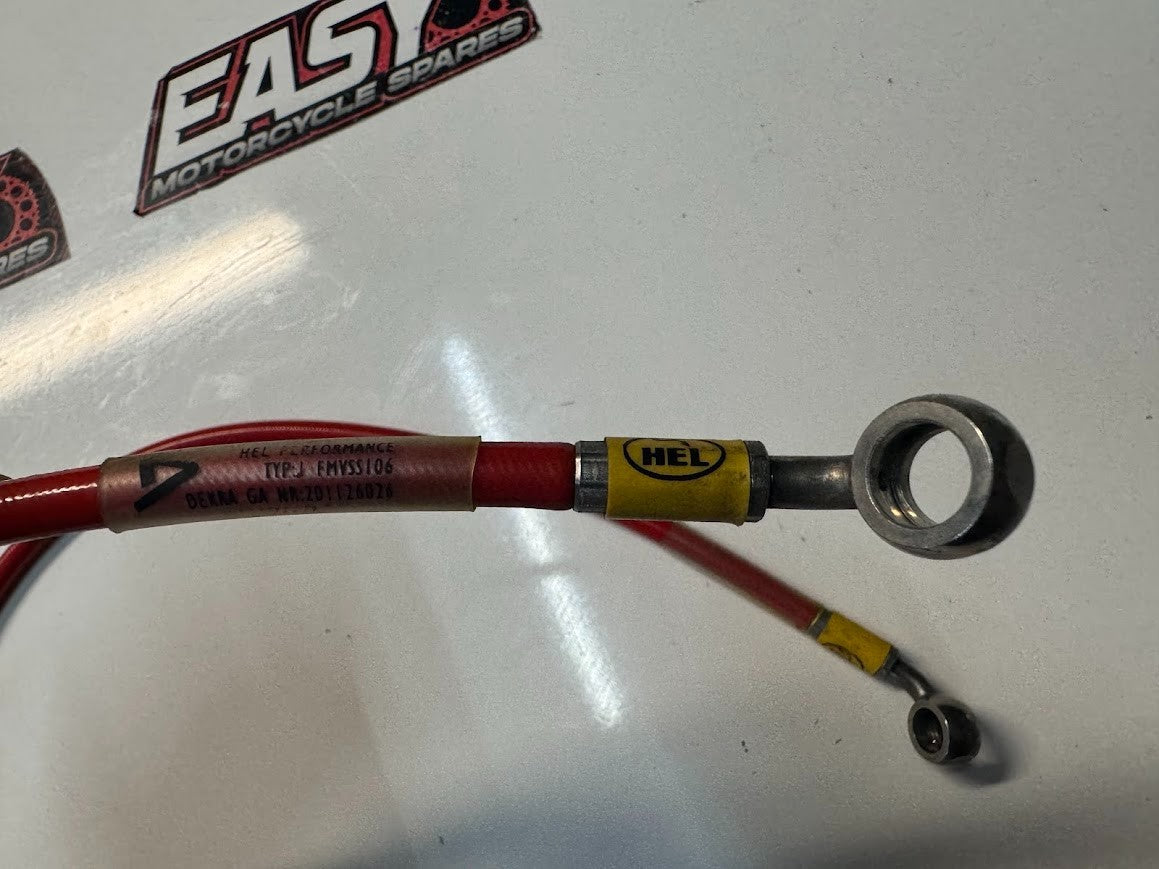 Suzuki GSXR 1000 2012-2016 Hel Braided Front Brake Lines Non-ABS