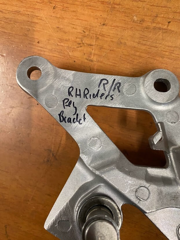 RH Riders Peg Bracket Honda CB 300F 2014