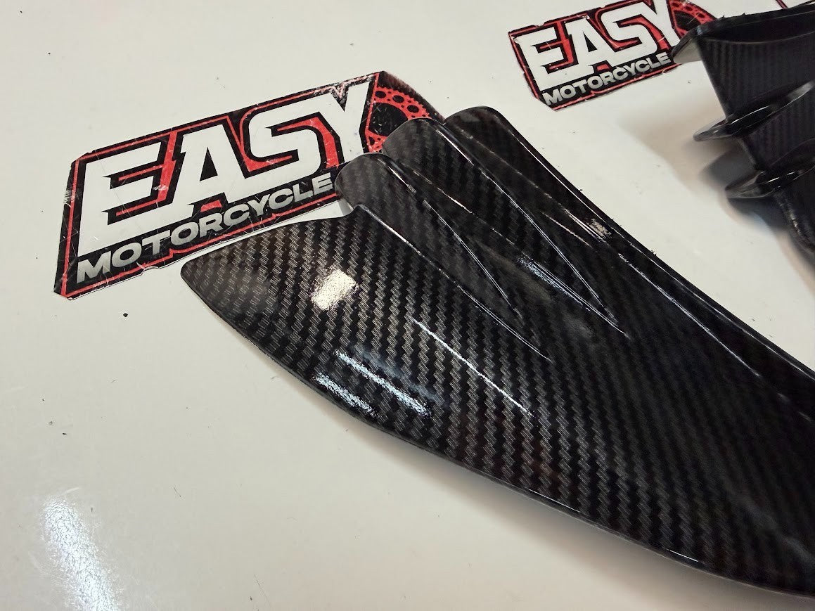 Carbon Style Fairing Winglets Suzuki GSXR 1000 2007-2008 Aftermarket