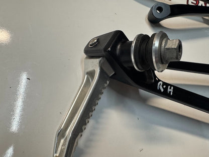 BMW S1000RR 2016 Pillion Peg Bracket Assembly Pair OEM Genuine K46 46718521680