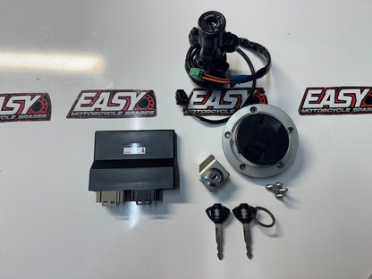 Suzuki GSXR 1000 2012-2016 ECU Ignition Lockset x2 Keys OEM Genuine 37000-17847