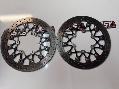 Front Brake Rotor Discs Suzuki GSXR 1000 2012-2016 OEM 59210-37H20