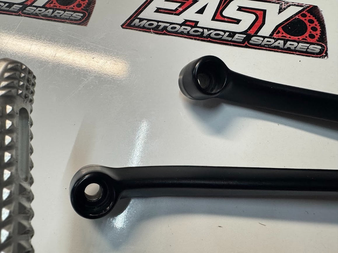 BMW S1000RR 2016 Pillion Peg Bracket Assembly Pair OEM Genuine K46 46718521680