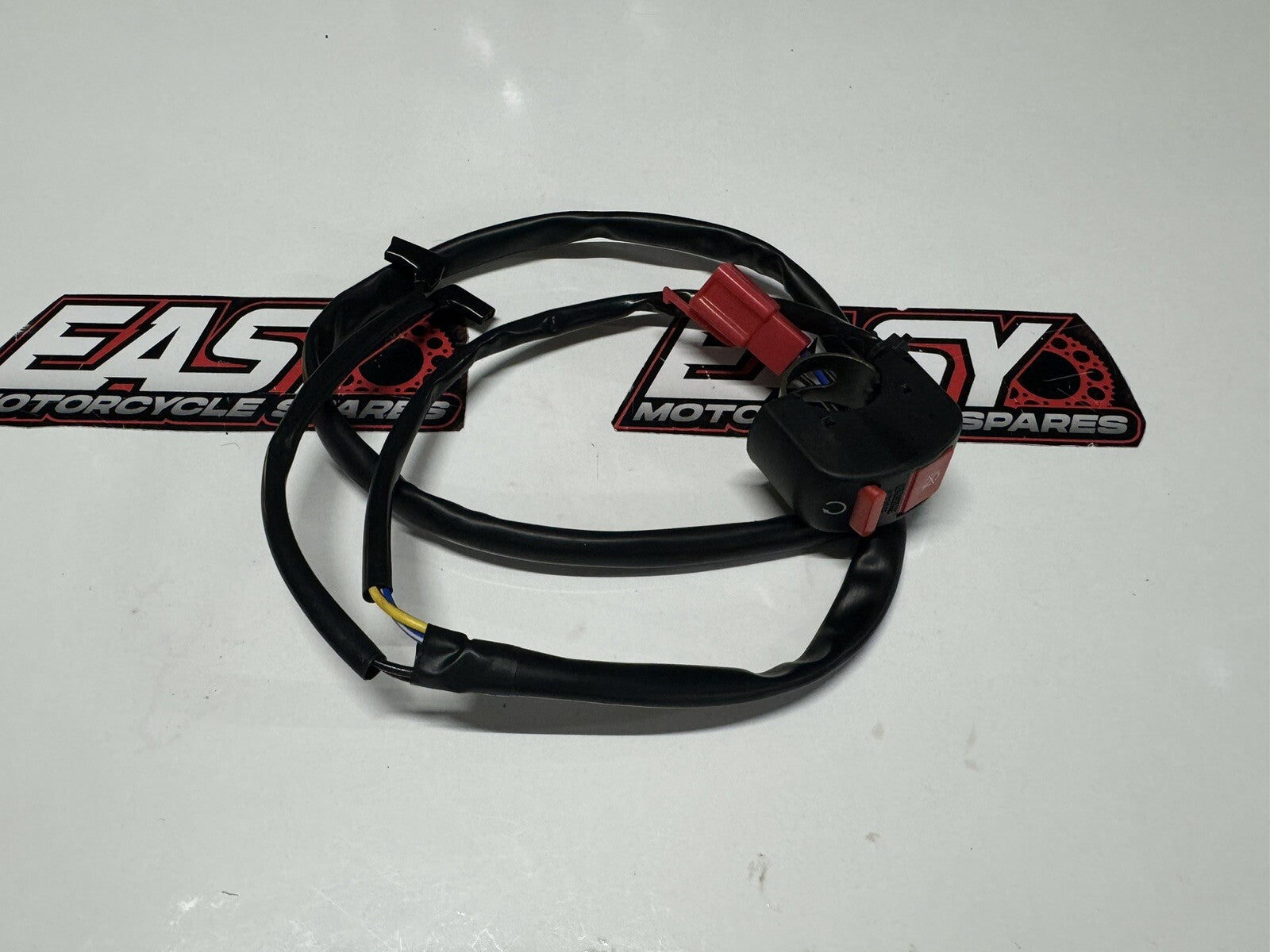 HONDA STYLE ON OFF START STOP BUTTON KILL HANDLEBAR SWITCH BLOCK ASSEMBLY