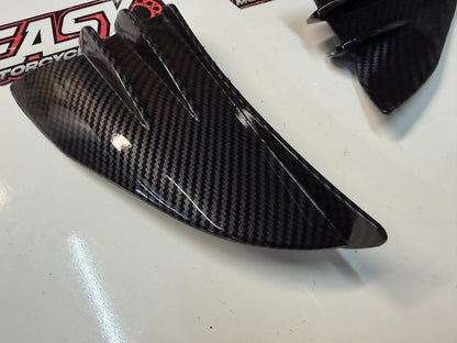 Carbon Style Fairing Winglets Suzuki GSXR 1000 2007-2008 Aftermarket