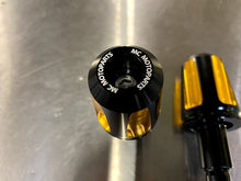 Bar Ends MC Motoparts BE-555-GD Yellow/Black