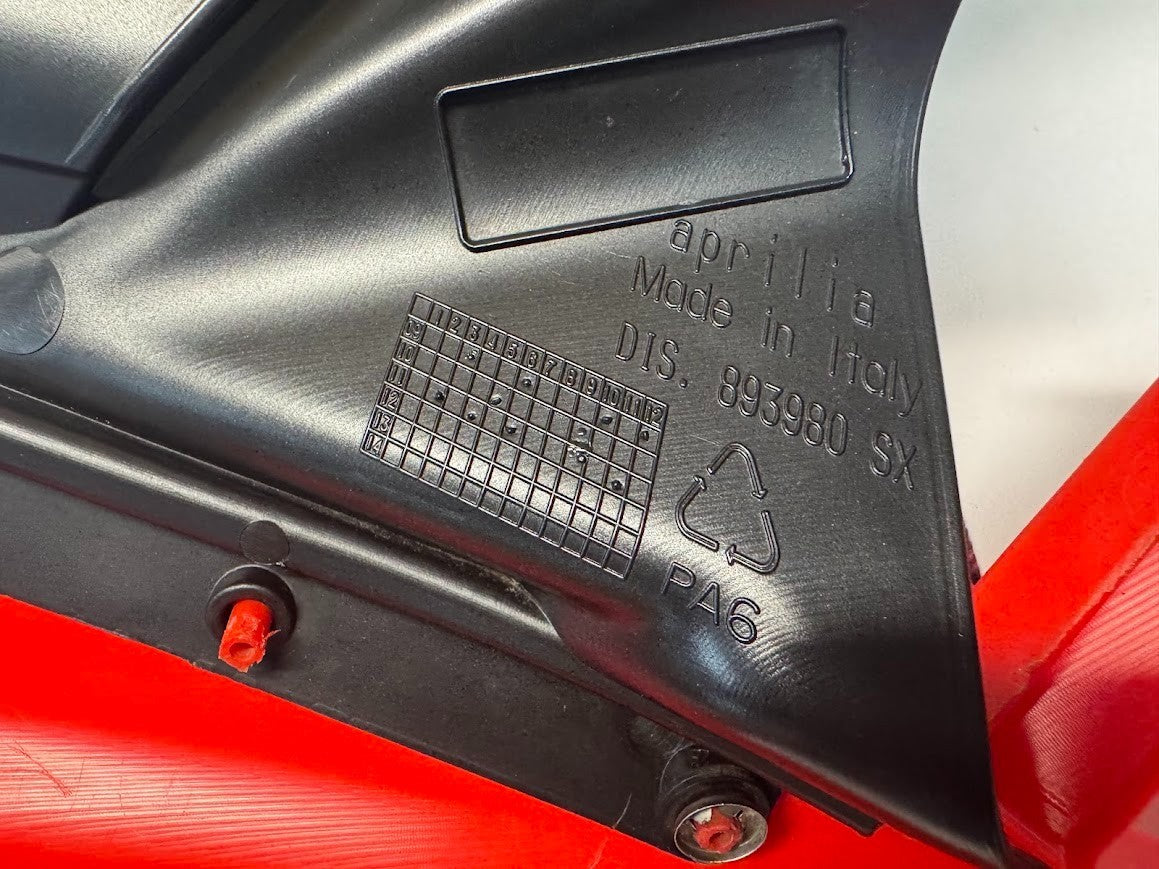 Aprilia RS4 125 4T 2011-2013 LH Lower Fairing OEM Genuine 897689