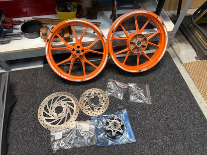 Front & Rear Wheel Set KTM RC 390 2014-2016 OEM 9020920104404