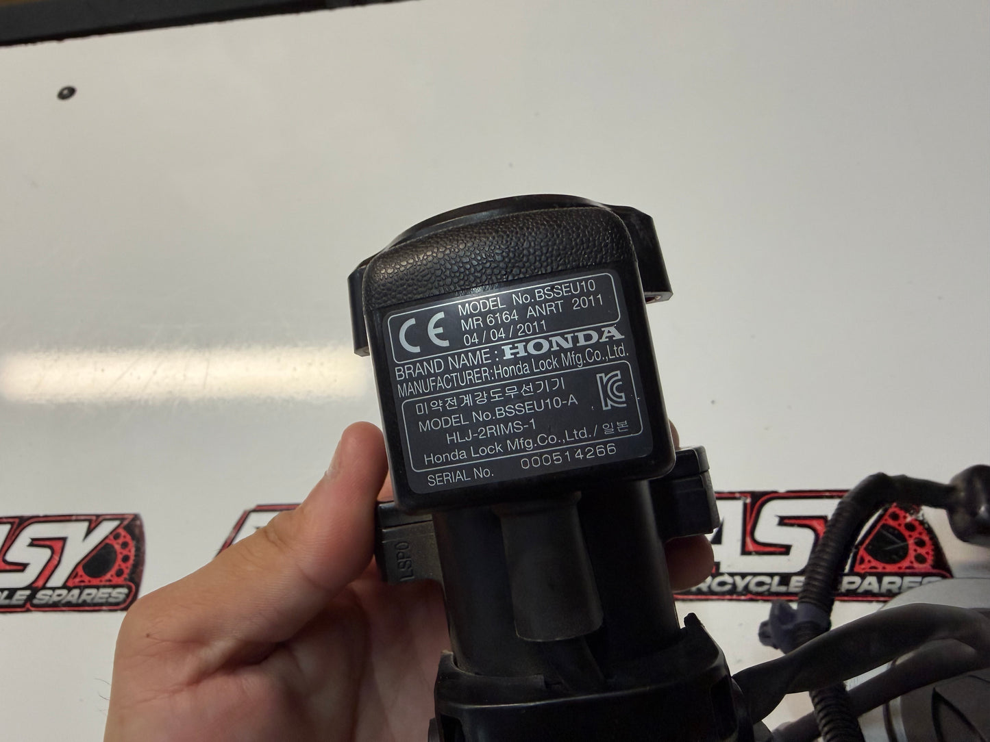 ECU Ignition HISS Lockset 2017 Honda CBR 500R